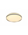 Fern Ceiling 39cm, 24W LED, 3 Step-Dimmable, 3000K, 1000lm, IP44, Silver/White Acrylic, 3yrs Warranty