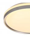 Fern Ceiling 39cm, 24W LED, 3 Step-Dimmable, 3000K, 1000lm, IP44, Silver/White Acrylic, 3yrs Warranty