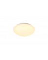 Connie Ceiling, 18W LED, 3000K, 872lm, IP44, White/Frosted Glass, 3yrs Warranty