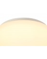 Connie Ceiling, 18W LED, 3000K, 872lm, IP44, White/Frosted Glass, 3yrs Warranty