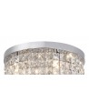 Elsie Ceiling Light, 4 x G9, IP44, Polished Chrome/Crystal