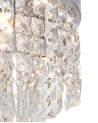 Elsie Ceiling Light, 4 x G9, IP44, Polished Chrome/Crystal