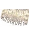 Florence Ceiling Light, 4 x G9, IP44, Polished Chrome/Clear Glass