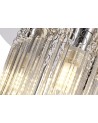 Florence Ceiling Light, 4 x G9, IP44, Polished Chrome/Clear Glass