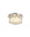 Florence Ceiling Light, 6 x G9, IP44, Polished Chrome/Clear Glass