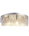 Florence Ceiling Light, 6 x G9, IP44, Polished Chrome/Clear Glass
