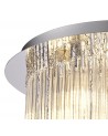Florence Ceiling Light, 6 x G9, IP44, Polished Chrome/Clear Glass