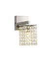 Connie Wall Lamp, 1 x G9, IP44, Polished Chrome/Crystal