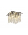 Connie Ceiling Light, 4 x G9, IP44, Polished Chrome/Crystal