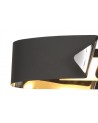 Amelia Wall Lamp, 10W LED, 3000K, 700lm, Sand Anthracite/Polished Chrome, 3yrs Warranty