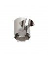 Euginie Wall Lamp, 7W LED, 3000K, 490lm, Sand White/Polished Chrome, 3yrs Warranty