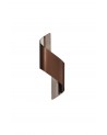 Gracie Wall Lamp Small, 8W LED, 3000K, 640lm, Satin Brown/Polished Chrome, 3yrs Warranty