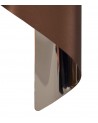 Gracie Wall Lamp Small, 8W LED, 3000K, 640lm, Satin Brown/Polished Chrome, 3yrs Warranty