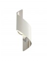 Gracie Wall Lamp Small, 8W LED, 3000K, 640lm, White/Polished Chrome, 3yrs Warranty