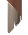 Gracie Wall Lamp Large, 8W LED, 3000K, 640lm, Satin Brown/Polished Chrome, 3yrs Warranty