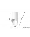 Wall lamp PENNE 20 white