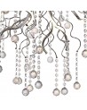 Caitlin Dimmable Pendant 24 Light, 35W LED, 3000K, 2700lm, Polished Chrome, 3yrs Warranty
