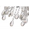 Juliette Chandelier Pendant, 8 Light E14, Polished Chrome/Clear Glass/Crystal