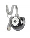 Juliette Wall Lamp, 1 Light E14, Polished Chrome/Clear Glass/Crystal