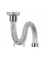 Juliette Wall Lamp, 1 Light E14, Polished Chrome/Clear Glass/Crystal