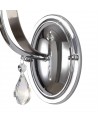 Jessie Wall Lamp 1 Light E14, Polished Chrome/Satin Nickel/Clear Crystal