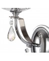 Jessie Wall Lamp 1 Light E14, Polished Chrome/Satin Nickel/Clear Crystal