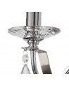 Jessie Wall Lamp 1 Light E14, Polished Chrome/Satin Nickel/Clear Crystal