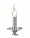 Jessie Wall Lamp 1 Light E14, Polished Chrome/Satin Nickel/Clear Crystal