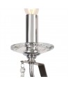 Jessie Wall Lamp 2 Light E14, Polished Chrome/Satin Nickel/Clear Crystal