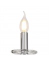 Jessie Wall Lamp 2 Light E14, Polished Chrome/Satin Nickel/Clear Crystal