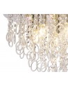 Penny Ceiling, 6 Light E14, Polished Chrome/Crystal
