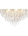 Penny Ceiling, 6 Light E14, Polished Chrome/Crystal