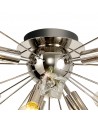 Aimee Ceiling Sputnik , 6 Light E14, Polished Nickel/Crystal