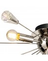 Aimee Ceiling Sputnik , 6 Light E14, Polished Nickel/Crystal