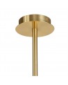 Aimee Pendant Sputnik, 9 Light E14, Brushed Gold & Gloss Black/Crystal