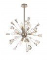 Aimee Sputnik Pendant, 9 Light E14, Polished Nickel/Crystal