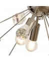 Aimee Sputnik Pendant, 9 Light E14, Polished Nickel/Crystal