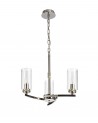 Nina Pendant/Semi Ceiling, 3 x E14, Polished Nickel