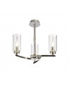 Nina Pendant/Semi Ceiling, 3 x E14, Polished Nickel
