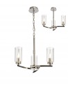 Nina Pendant/Semi Ceiling, 3 x E14, Polished Nickel