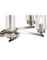 Nina Pendant/Semi Ceiling, 5 x E14, Polished Nickel