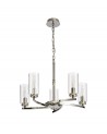 Nina Pendant/Semi Ceiling, 5 x E14, Polished Nickel