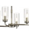 Nina Pendant/Semi Ceiling, 6 x E14, Polished Nickel