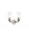 Nina Wall Lamp Switched, 2 x E14, Polished Nickel