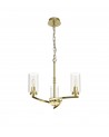 Nina Pendant/Semi Ceiling, 3 x E14, Polished Gold