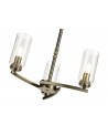 Nina Pendant/Semi Ceiling, 3 x E14, Antique Brass