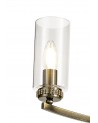 Nina Pendant/Semi Ceiling, 3 x E14, Antique Brass