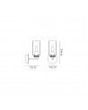 Nina Wall Lamp Switched, 1 x E14, Polished Gold