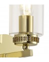 Nina Wall Lamp Switched, 1 x E14, Polished Gold