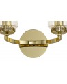 Nina Wall Lamp Switched, 2 x E14, Polished Gold